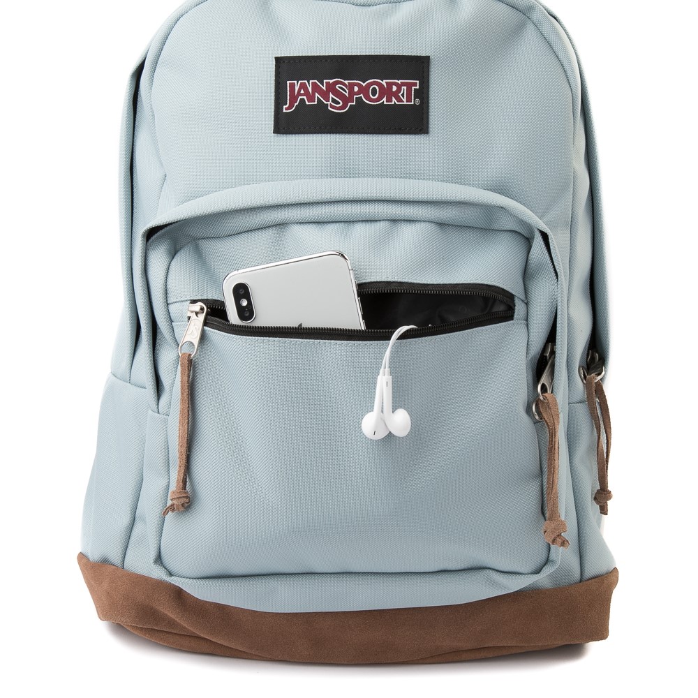 jansport right pack baby blue backpack