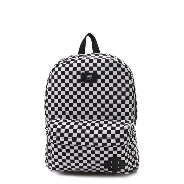 Vans Old Skool Checkerboard Backpack - Black / White