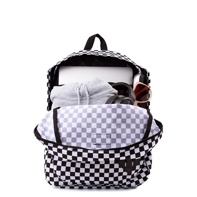 Alternate view of Vans Old Skool Checkerboard Backpack - Black / White