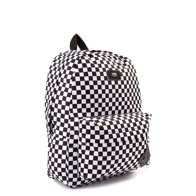 vans black and white checkered backpack