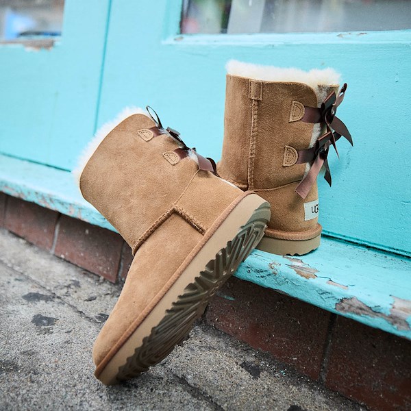 alternate view UGG® Bailey Bow II Boot - Little Kid / Big Kid - ChestnutHERO