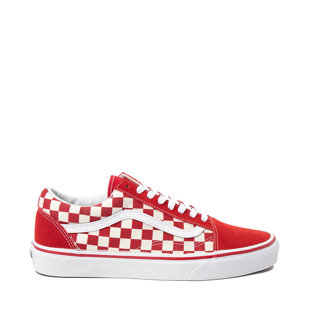 black pink and white checkered vans buy 