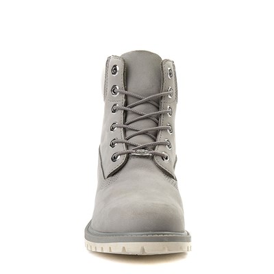 grey and white timberlands women's