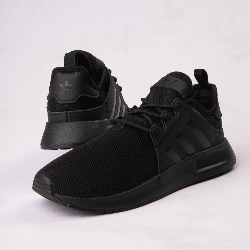 adidas X_PLR Athletic Shoe - Big Kid - Black Monochrome