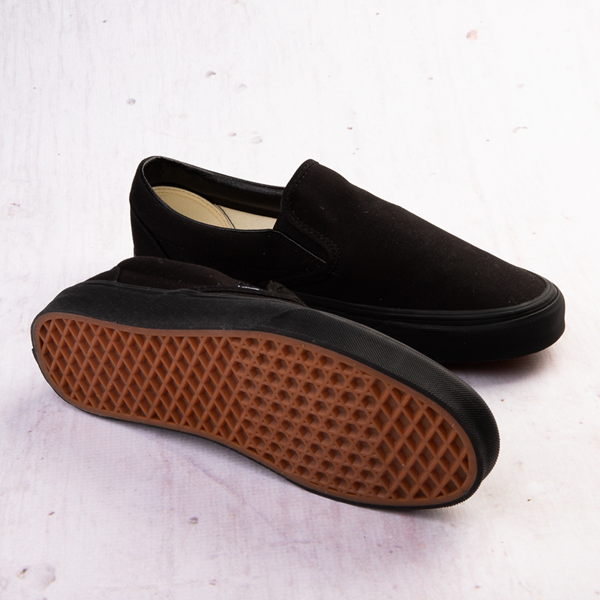 Vans Slip-On Skate Shoe - Black Monochrome