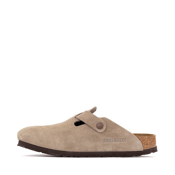 Womens Birkenstock Boston Soft Footbed Clog - Taupe