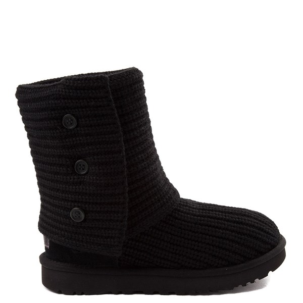 black knit ugg boots