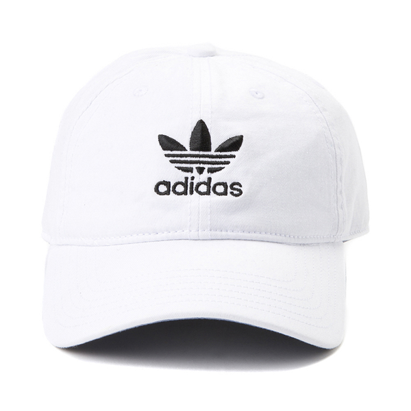 Main view of adidas Trefoil Relaxed Dad Hat - White