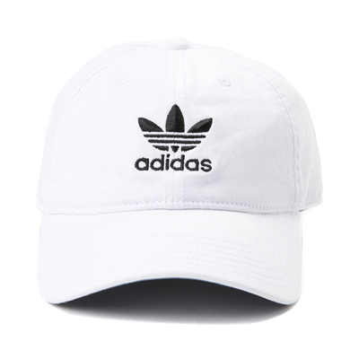 adidas Trefoil Relaxed Dad Hat - White 