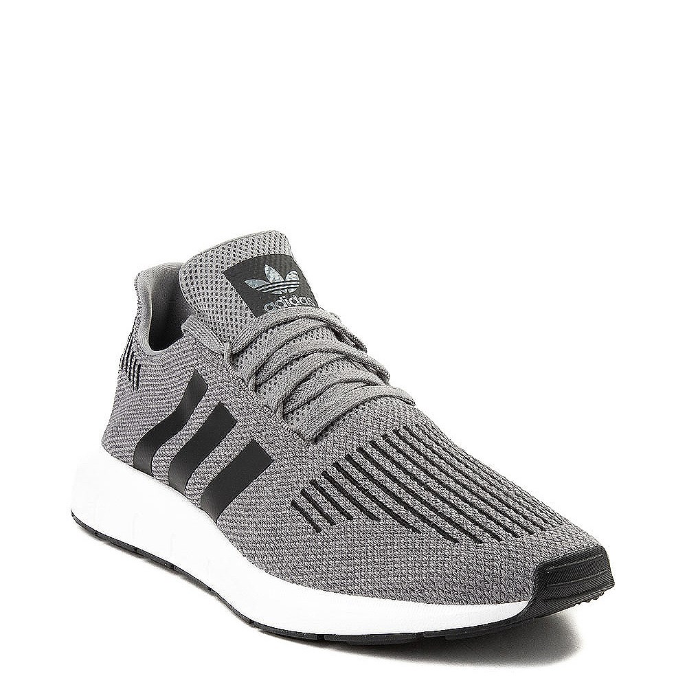 grey adidas running shoes mens