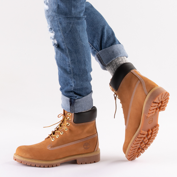alternate view Mens Timberland 6" Classic Boot - WheatB-LIFESTYLE1
