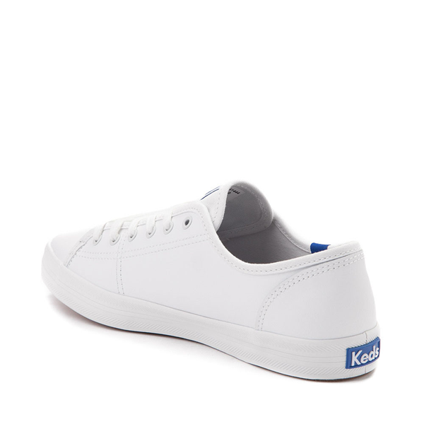 alternate view Womens Keds Kickstart Leather Casual Shoe - White / BlueALT1
