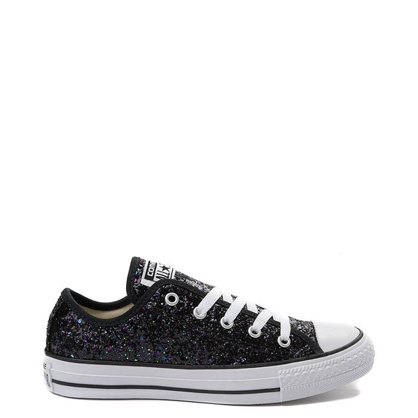 black love heart converse