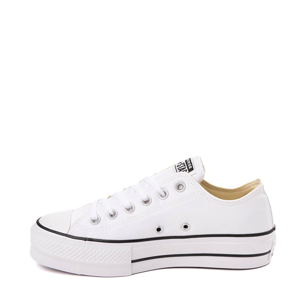 Womens Converse Chuck Taylor All Star Lift Lo Sneaker - White