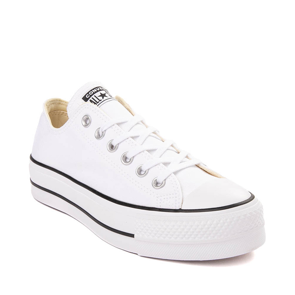 Womens Converse Chuck Taylor All Star Lift Lo Sneaker - White