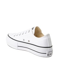 converse platform sneakers white