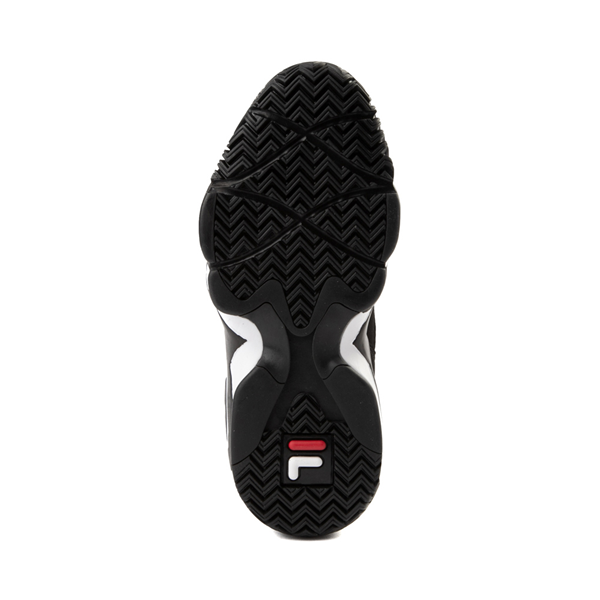 alternate view Mens Fila MB Athletic Shoe - Black / White / RedALT3