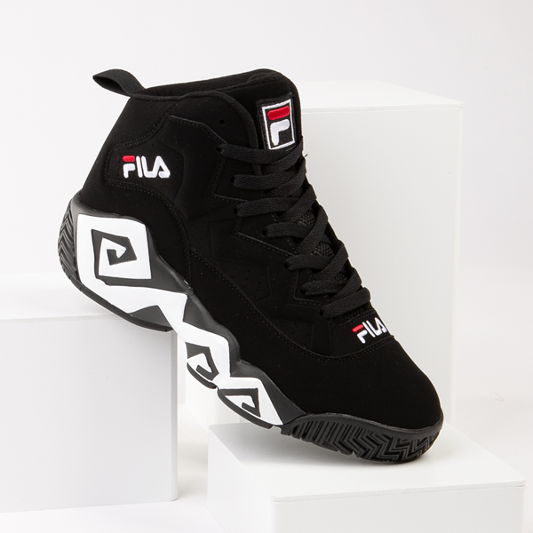 Main view of Mens Fila MB Athletic Shoe - Black / White / Red