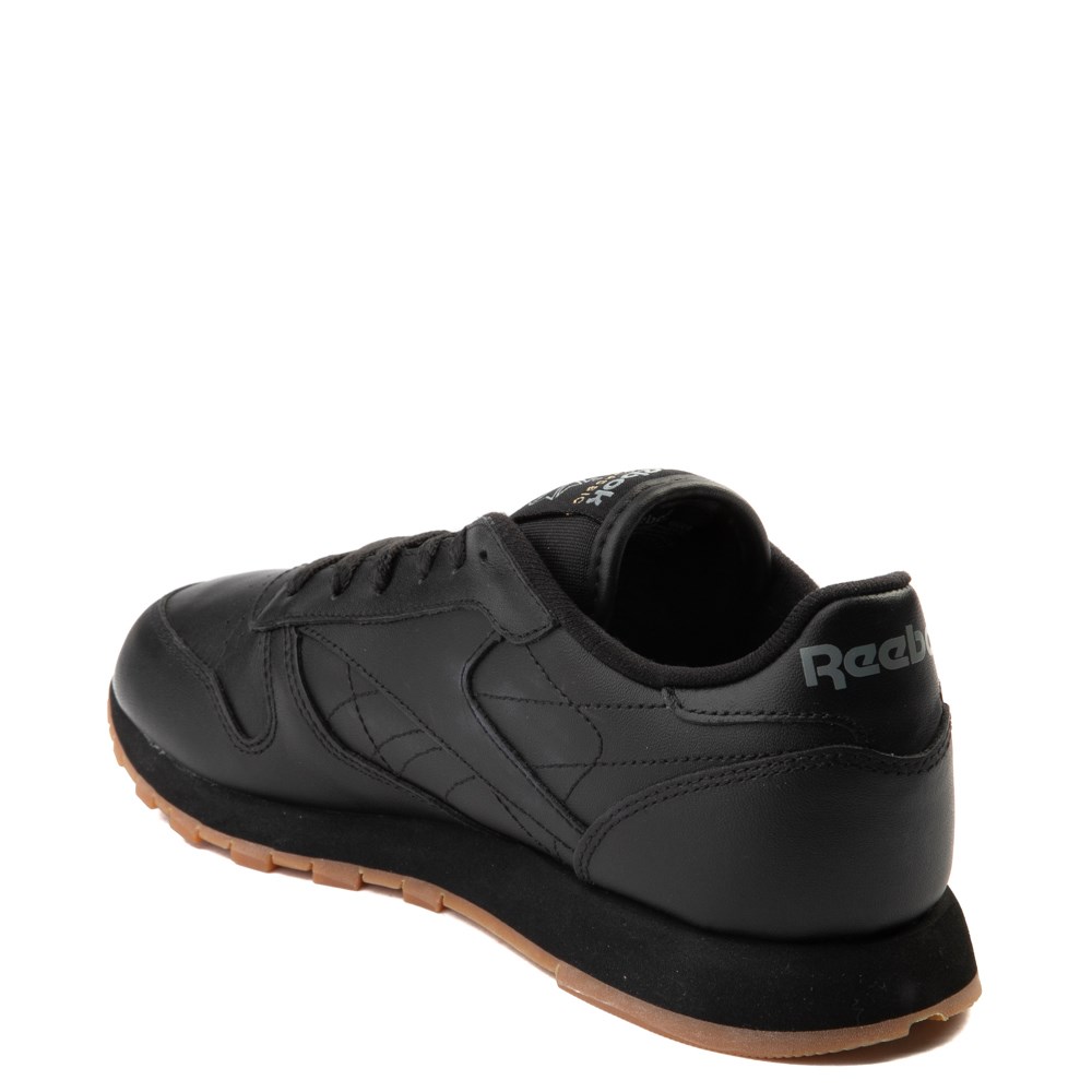 Womens Reebok Classic Athletic Shoe Black Gum Journeys