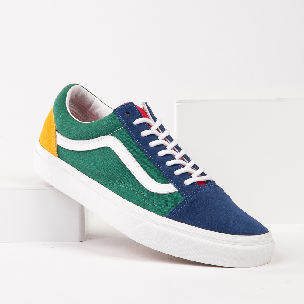 green and yellow vans shoes