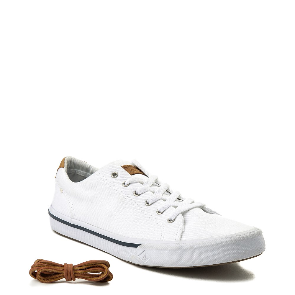 sperry leather tennis shoes