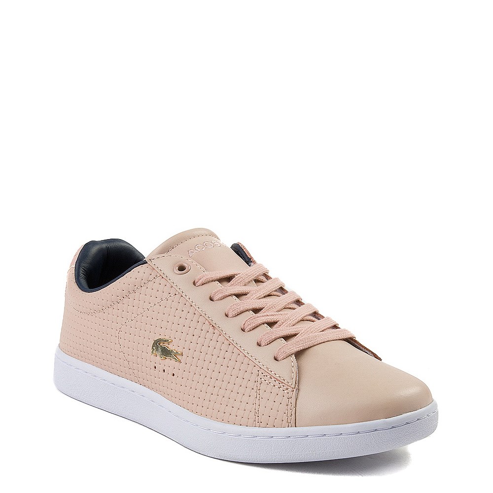 womens lacoste carnaby weave athletic shoe