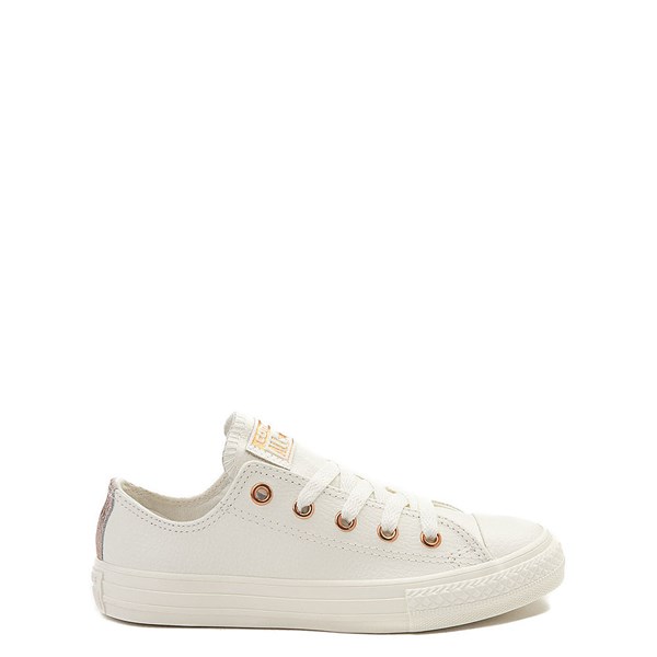 junior converse white leather