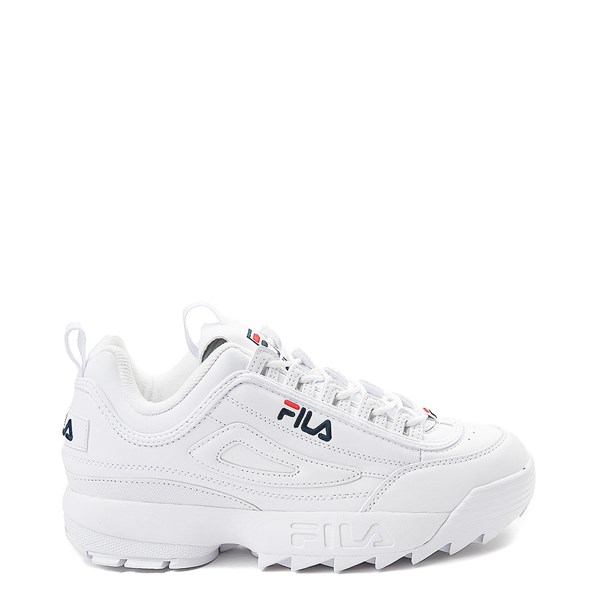 white bulky tennis shoes