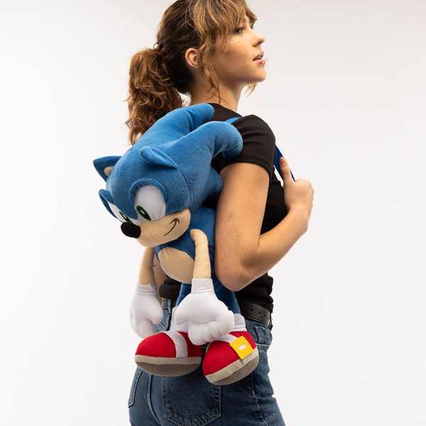 Sonic the Hedgehog Plush Backpack Blue Journeys