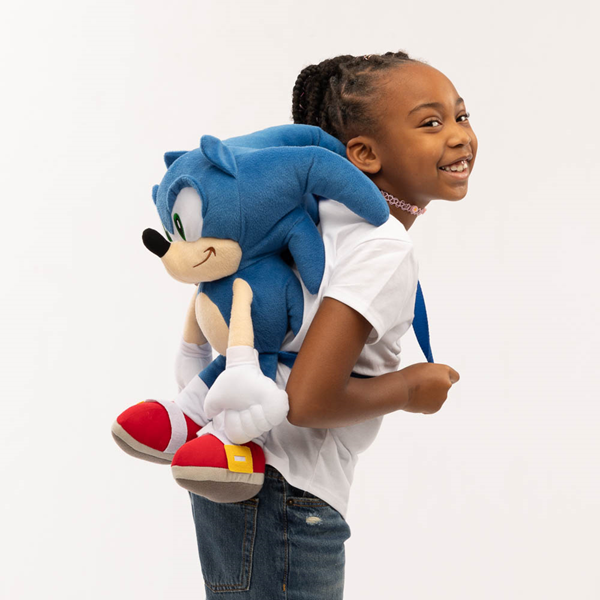 alternate view Sonic the Hedgehog™ Plush Backpack - BlueALT1BKIDZ