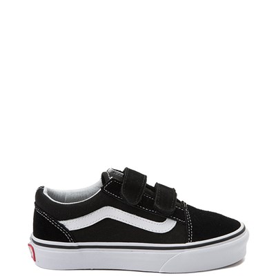 Main view of Vans Old Skool V Skate Shoe - Little Kid - Black / White