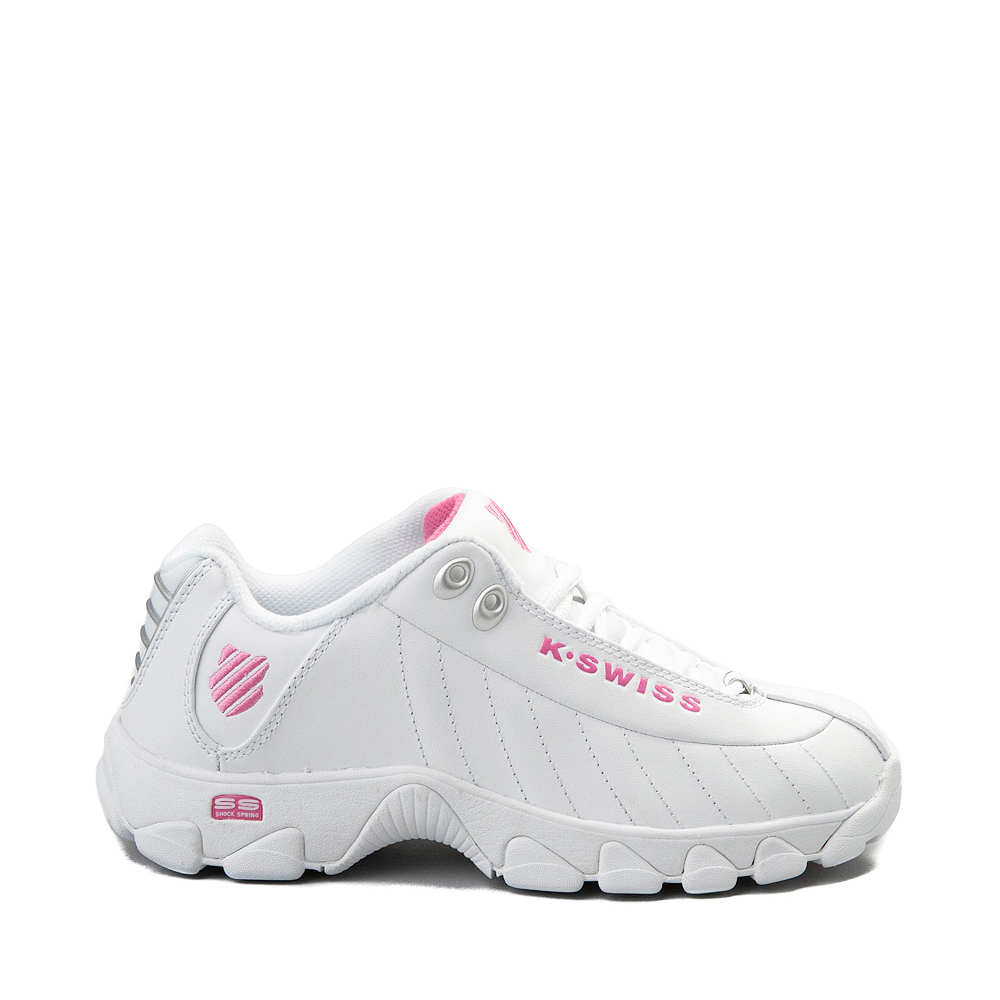 Womens K-Swiss ST-329 Low Athletic Shoe - White / Pink