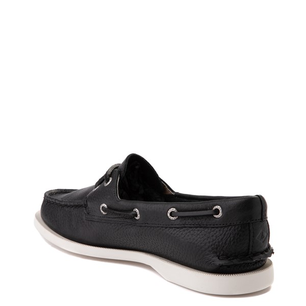 black shoes top sider