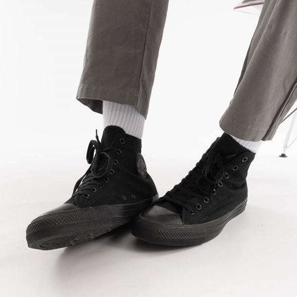 aansluiten fluiten Minimaal Converse Chuck Taylor All Star Hi Sneaker - Black Monochrome | Journeys