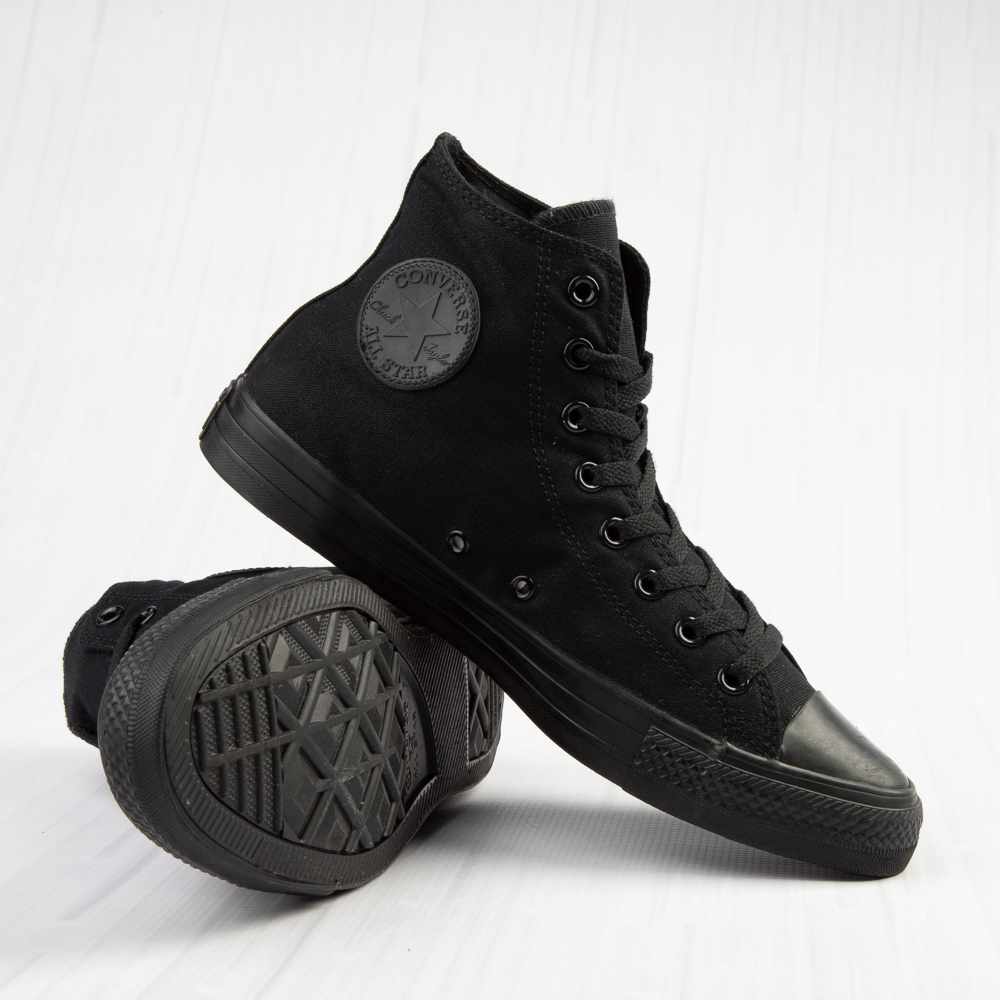 All black on sale mono converse