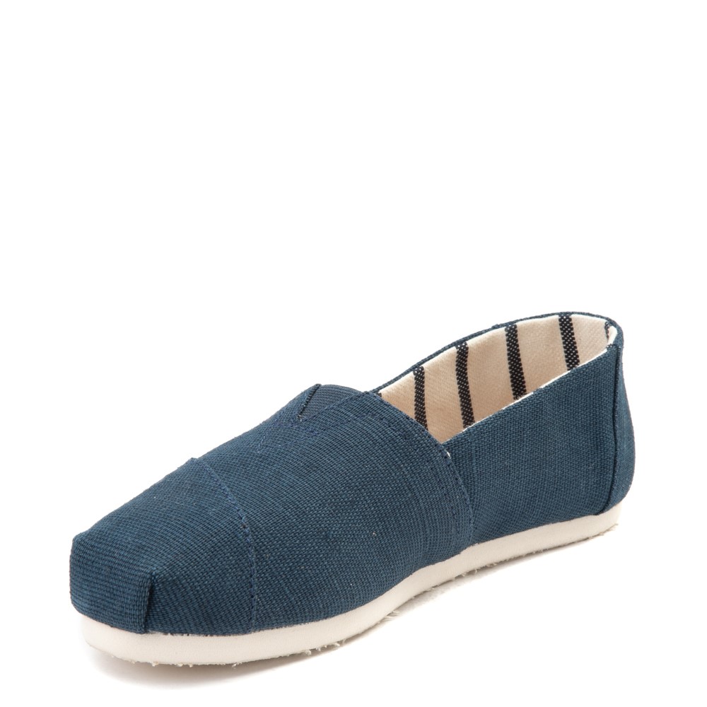 Womens TOMS Classic Slip On Casual Shoe - Blue | Journeys