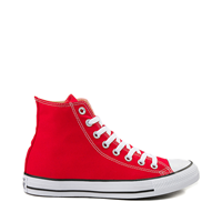 red high top converse shoes