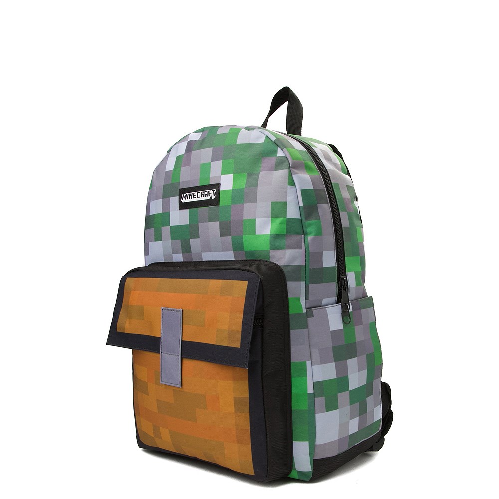 blue minecraft backpack