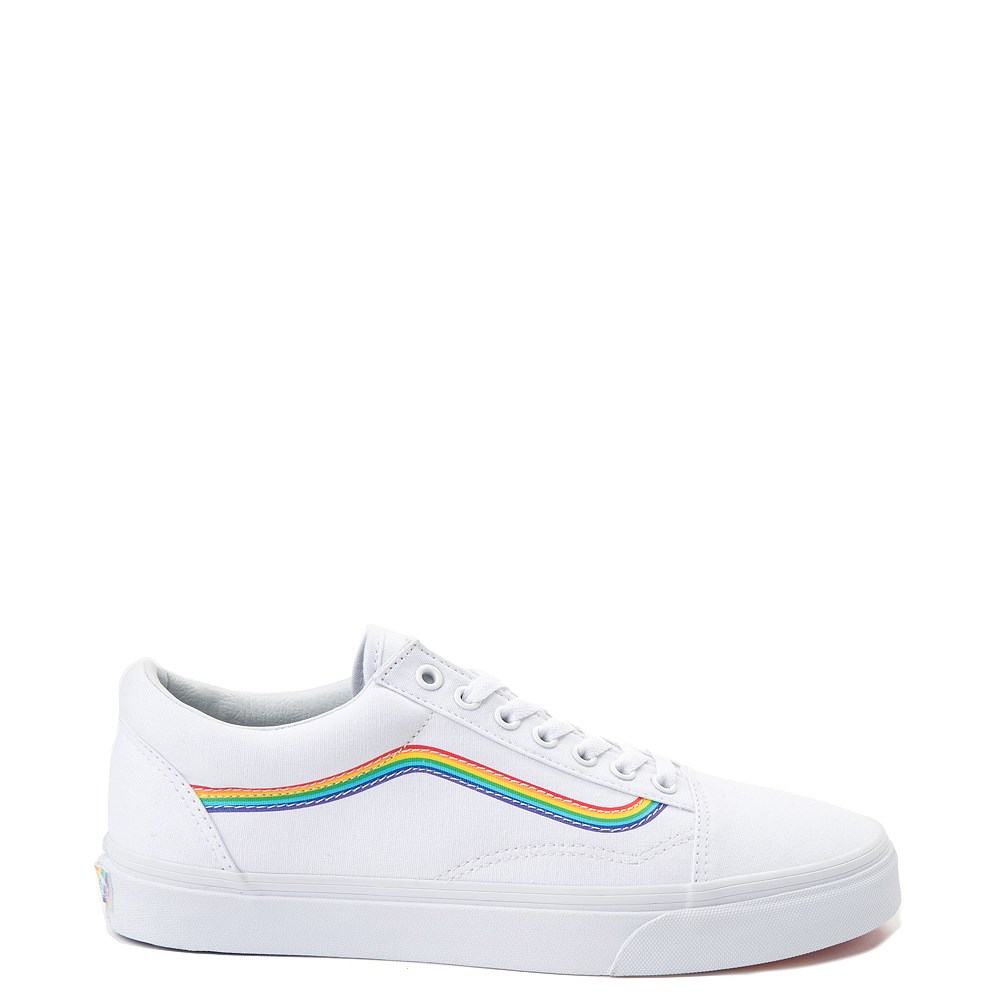 rainbow skate shoes