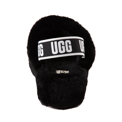black uggs slides