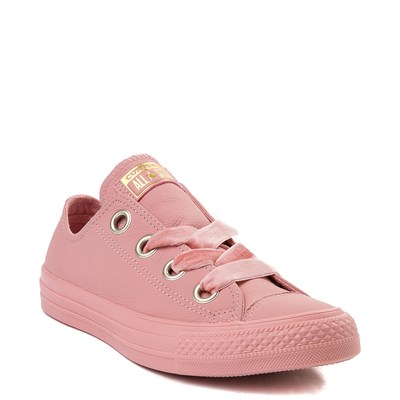 pink leather converse womens