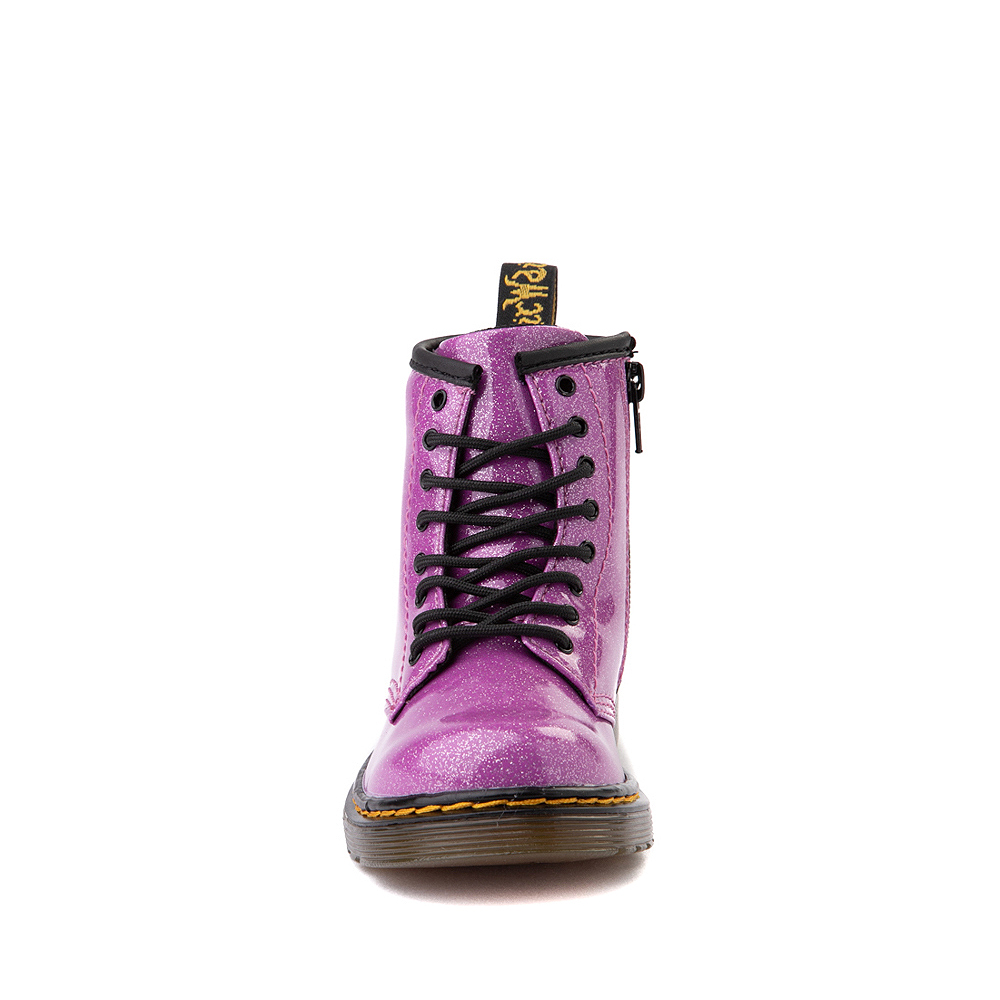 dr martens lilac pascal 8 eye glitter boots