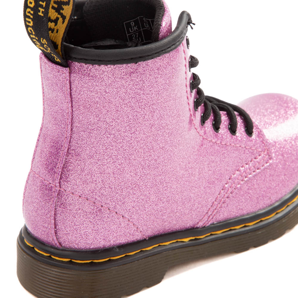 Dr martens toddler offers purple gliter boots