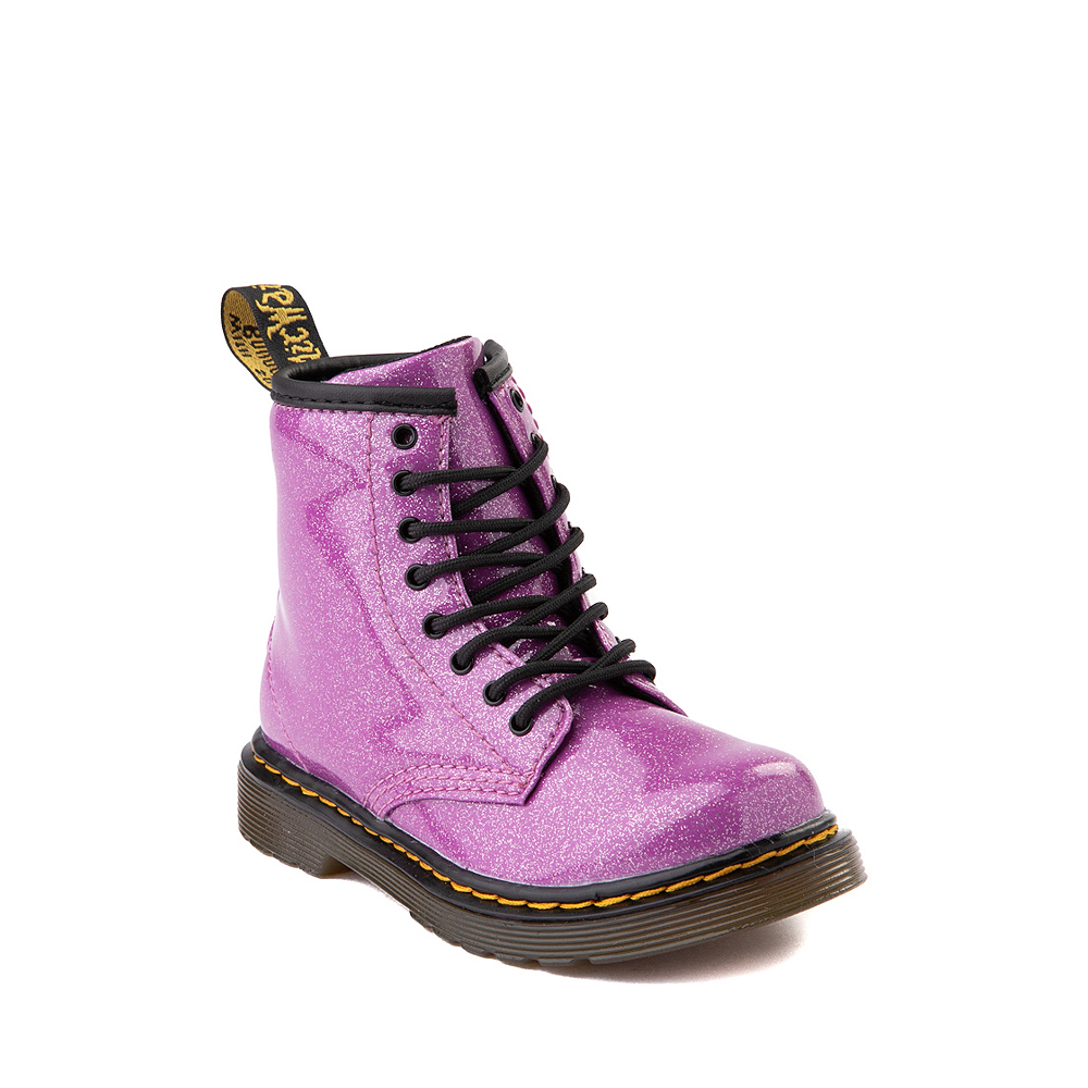 Dr. Martens 1460 8-Eye Glitter Boot - Toddler - Pink | Journeys