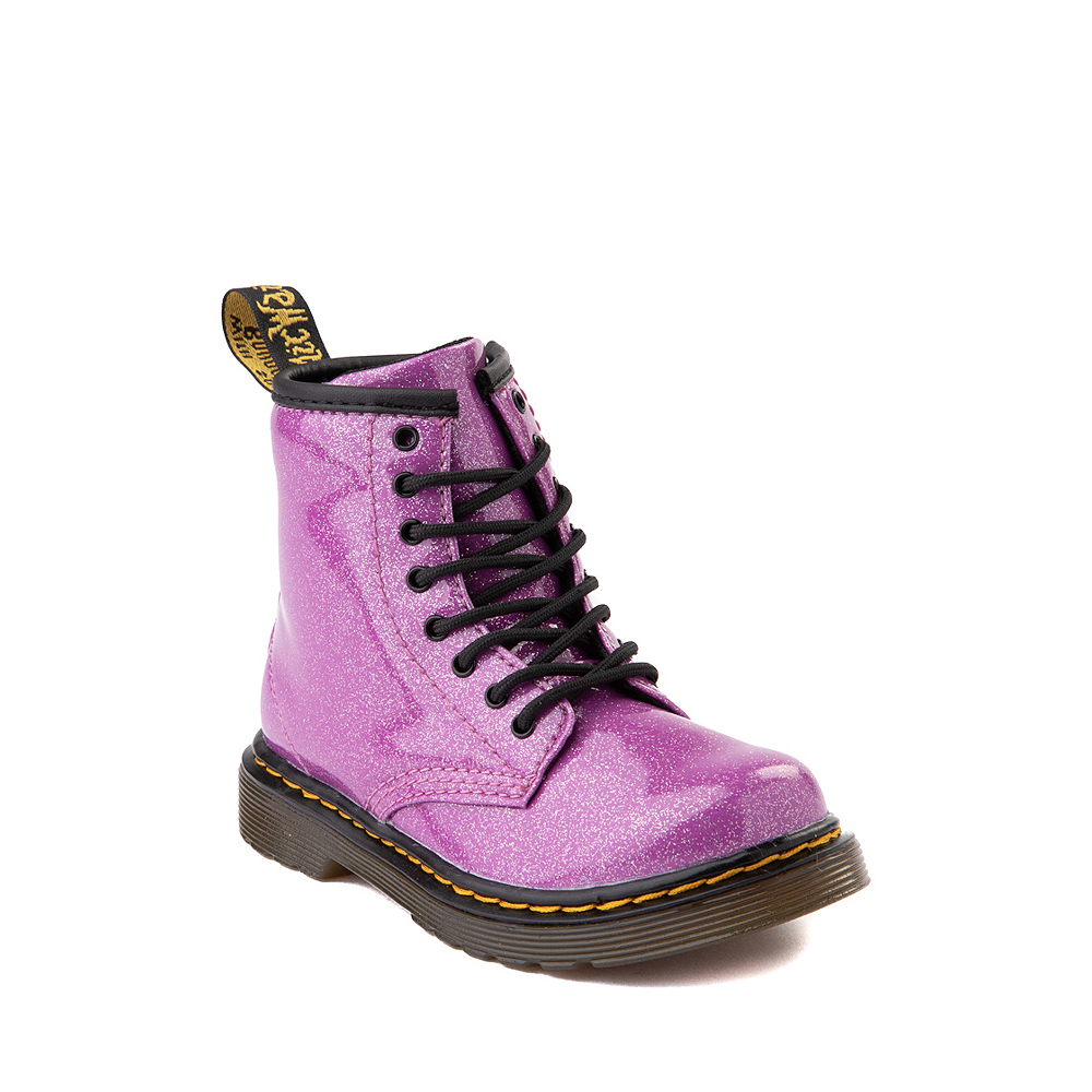 Toddler pink 2025 glitter doc martens