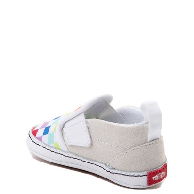 rainbow vans slip on journeys