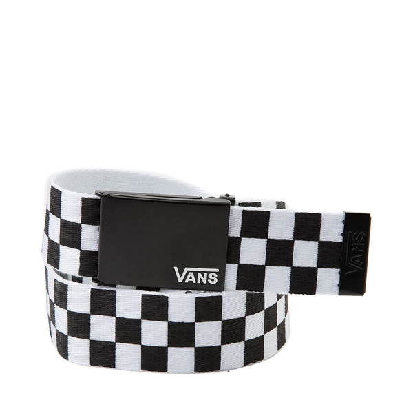 Main view of Vans Checkerboard Web Belt - Black / White