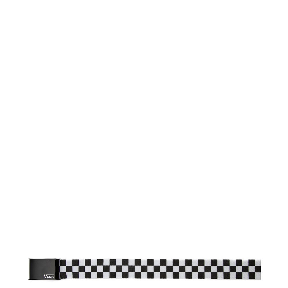 Vans Checkered Web Belt - Black / White | Journeys
