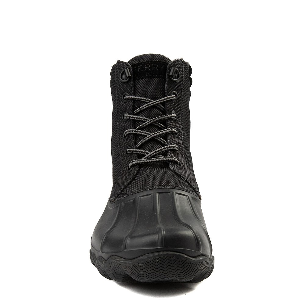 mens black sperry boots