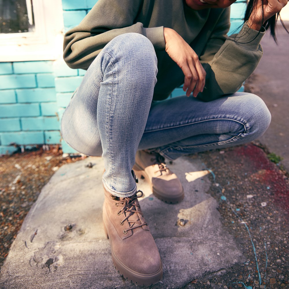taupe timberlands womens
